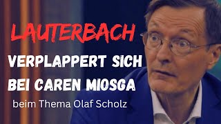 Bei MIOSGA verrät die Koalition plötzlich ihre Prinzipien und LAUTERBACH Olaf Scholz [upl. by Ymarej]