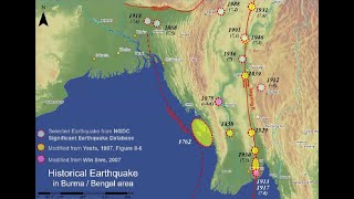 UpperPlate Structures along the Western Myanmar Plate Boundary Belt Part I 12 [upl. by Ailaza]