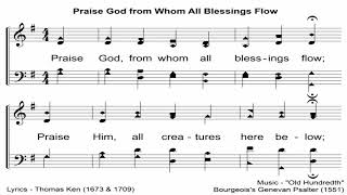 Praise God from Whom All Blessings Flow Doxology  A Cappella Hymn [upl. by Prue]