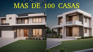 100 BONITAS FACHADAS DE CASAS DE DOS PISOS [upl. by Yllop]