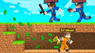 COP HUNTERS VS ROBBER SPEEDRUNNER In Minecraft [upl. by Elfie]