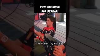 Ferrari  OMG I’m using a steering wheel f1 [upl. by Aneehsram421]