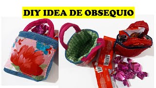 DIY SORPRENDE A TUS INVITADOS CON ESTOS MINI TOTE BAG DE REGALOMINI BOLSO DE MANOTUTORIAL FÁCIL [upl. by Anna]