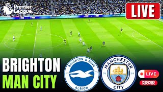 Manchester City vs Brighton I Premier League 202425 MATCH  FULL STREAMING I eFootball [upl. by Erminia343]