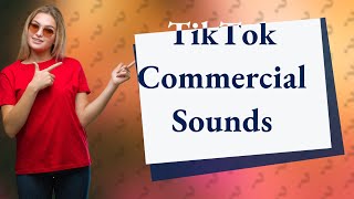 How to find TikTok commercial sounds [upl. by Eeima]