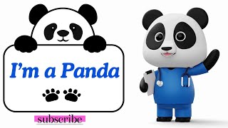 I m a Panda Song nurseryrhyme babysongs pandasong pandas playgroup preschool kindergarten [upl. by Cristi694]