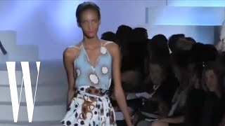 Diane von Furstenberg Spring 2011  runway fashion show  W Magazine [upl. by Aztilem]