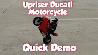 Spin Master Upriser Ducati Motorcycle Quick Demo [upl. by Tootsie]