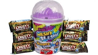 The Grossery Gang Mushy Slushie Collectors Cup and Crusty Chocolate Bar Review Unboxing [upl. by Ahseyt641]