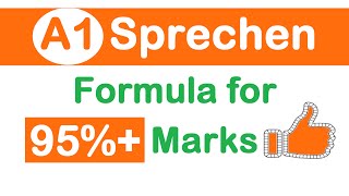 A1 Sprechen  Formula for 95 Marks  Learn German in UrduHindi [upl. by Sema]