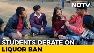 Students Debate On Liquor Ban [upl. by Kerril]