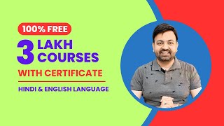 3 Lakh Professional Courses 100 Free with Certificate [upl. by Gayelord]