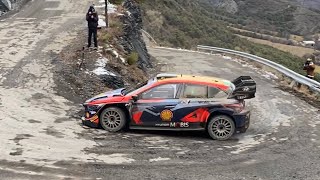 Test Rallye MonteCarlo 2024  Thierry Neuville  Hyundai i20 Rally1 [upl. by Ziom]