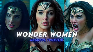 WONDER WOMAN SCENEPACK  4K60FPS Twixtor Enhanceed  Free To Use [upl. by Laverna]