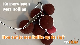 Karpervissen Met Boilies Op Je Rig  Hoe Doe Je Dat [upl. by Cynera]