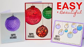 Simple and Elegant Watercolor Christmas Cards Anyone Can Make [upl. by Nelleoj]