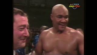 George Foreman v Gerry Cooney Boxing [upl. by Nohj]