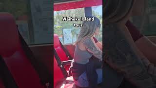 Waiheke Island bus TourmemoriesNZlife [upl. by Namaj186]