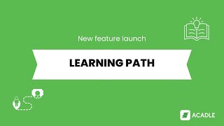 Introducing Learning Path  Improve Learning Experience  Acadle New feature [upl. by Yrahca]