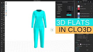 CLO3D Beginner Course  How to make 3D flats in CLO3D [upl. by Volpe839]