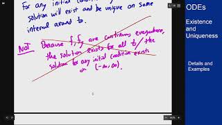 Differential Equations  Existence and Uniqueness  NonLinear Example [upl. by Naamana]