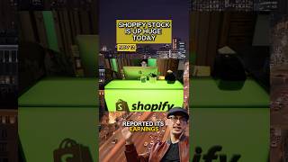 Shopify stock is up huge today 📈 stocks stockmarket trading shopify [upl. by Adnovahs]