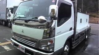 中古トラック 三菱キャンター活魚運搬車 外装 上野自動車mpg [upl. by Suhpesoj450]