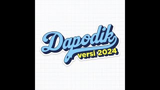 DAPODIK2024  CARA INSTALL DAN REGISTRASI DAPODIK VERSI 2024 [upl. by Rani]