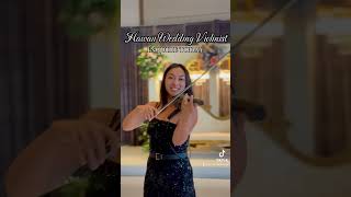 oahu hawaii hawaiiwedding weddingviolinist weddingentertainment destinationwedding violinist [upl. by Devin214]