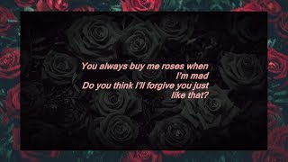 Lana Del Rey  Roses Lyrics on Screen [upl. by Ocsic]