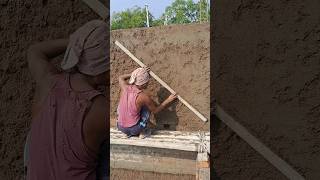 Plastering of wall construction trending shorts civil plaster [upl. by Eelidnarb337]