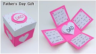 How To Make Fathers Day Gift Box • Happy fathers day gift making at home • fathers day 2024 gift [upl. by Annibo985]