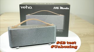 Veho M6 Bluetooth Speaker unboxing amp sound dB test [upl. by Nwahsar]