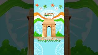 15 August Independence Day  After Effects Animation  15august indian [upl. by Wenger]