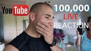 100000 Subscribers LIVE Reaction  Jiggin With Jordan [upl. by Nryhtak]