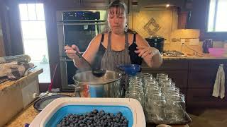 Canning Blueberry pie filling and Blueberries in syrup [upl. by Iliam85]