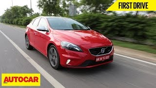 Volvo V40  First Drive  Autocar India [upl. by Rori]