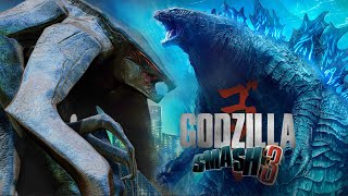 Muto vs Legendary Godzilla  ゴジラ vs ムートー Godzilla Smash 3 Muto Boss  哥斯拉：粉碎3 ゴジラ：スマッシュ3 shorts [upl. by Grodin725]