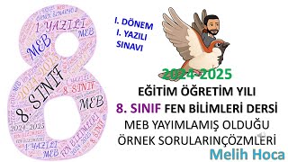 8 SINIF FEN BİLİMLERİ DERSİ 1 DÖNEM 1 YAZILI SINAVISENARYO SORULARININ ÇÖZÜMLERİ [upl. by Shah69]