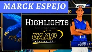 Marck Espejo Highlights ADMU UAAP Season 79 MV [upl. by Daveda]