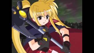 Magical Girl Lyrical Nanoha Supercut Bardiche [upl. by Novj]