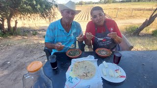 caldo de yurimuni con costilla de puerco cocinando alaire libre [upl. by Aisatan526]