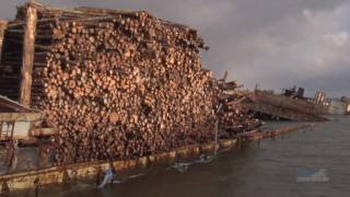 McKeil Marine Salvaging a Barge [upl. by Rawde]