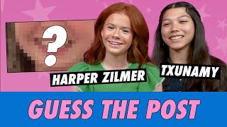 Txunamy vs Harper Zilmer  Guess The Post [upl. by Okimik861]