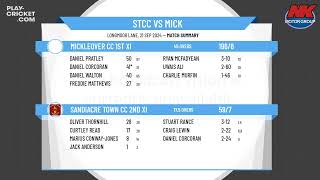 Sandiacre Town CC 2nd XI v Mickleover CC 1st XI [upl. by Frangos636]