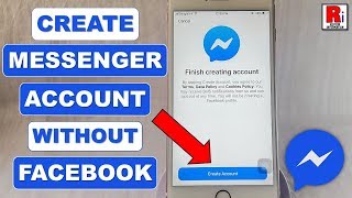 How To Create Messenger Account Without Facebook Account [upl. by Randa553]