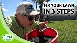 Lawn Care Tips for Beginners  Fix Your Lawn In 3 Steps from Allyn Hane The Lawn Care Nut [upl. by Fontana701]