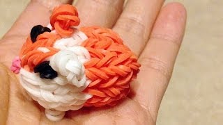 Rainbow Loom Charms Guinea Pig  Hamster by DIY Mommy [upl. by Lledrev]