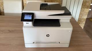 Dezactivare politica cartus si protectie cartus HP Color LaserJet Pro MFP 280nw M281fdn M281fdw [upl. by Evelin635]