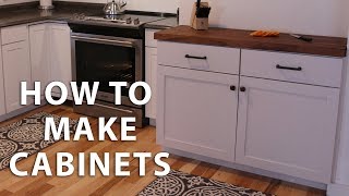 How to Make DIY Kitchen Cabinets [upl. by Toft537]